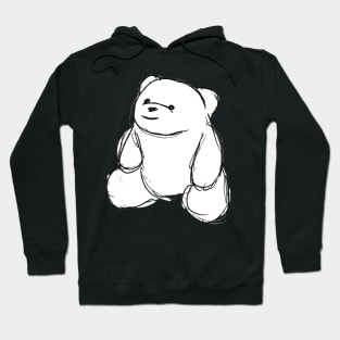 Happy Smiley Bear Sketch Shirt Hoodie